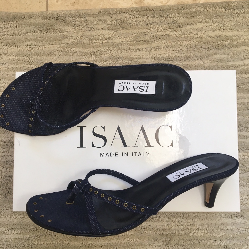 Isaac Denim Sandals Size 8 1/2